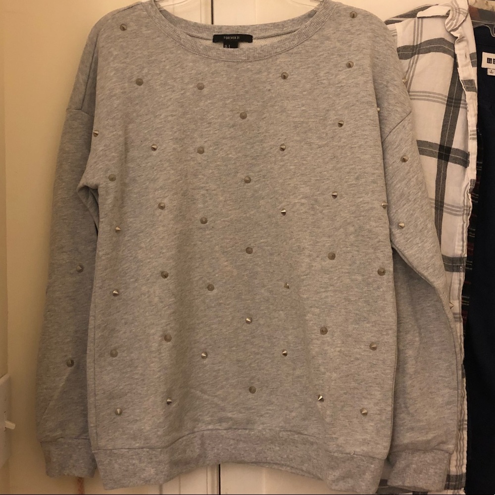 Forever 21 Studded Sweater